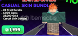 Anime Vanguards Casual Skin Bundle