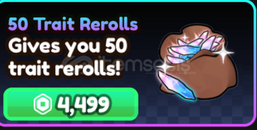 Anime Vanguards 50 Trait Rerolls