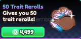Anime Vanguards 50 Trait Rerolls
