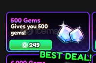Anime Vanguards 500 Gems Anime Vanguards 500 Gems