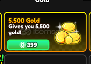 Anime Vanguards 5500 Gold