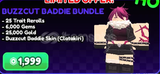 Anime Vanguards Buzzcut Baddie Bundle
