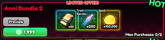 Anime Vanguards Anni Bundle 2