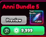 Anime Vanguards | Anniversary Bundle 5 (UCUZ)