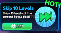 Anime Vanguards Battlepass +10 Skip Level
