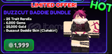 ✅ Anime Vanguards | Buzzcut Baddie Bundle