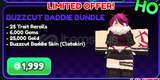  Anime Vanguards Buzzcut Baddie Bundle