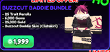 Anime Vanguards Buzzcut Baddıe Bundle 