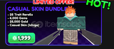 Anime Vanguards : Casual Skin Bundle