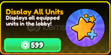 Anime Vanguards Display All Units