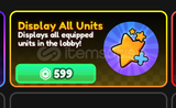 Anime Vanguards Display All Units ❗️EN UCUZU❗️