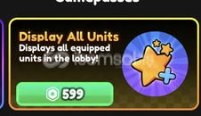 ANIME VANGUARDS DISPLAY ALL UNITS GAMEPASS