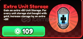 Anime Vanguards Extra Unit Storage