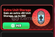 Anime Vanguards Extra Unit Storage GİFT