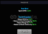 Anime Vanguards godly birb