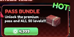 ANIME VANGUARDS PASS BUNDLE PREMIUM + 50 LEVEL