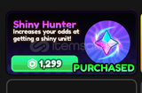 Anime Vanguards Shiny Hunter