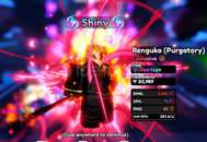 Anime Vanguards Shiny Rengoku