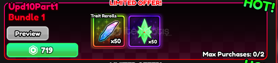 Anime Vanguards Upd10Part1 Bundle 1