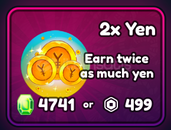 Anime Weapons 2x Yen