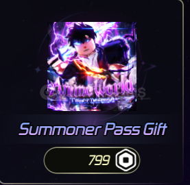 Anime World Tower Defense - Summoner Pass Anime World Tower Defense - Summoner Pass