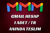 (Anında)⭐1 Adet Gmail Hesap TR⭐