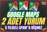 ✨[ANINDA] 2 Adet Google Maps Türk Yorum✨