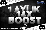 ⭐[ANINDA] 1 AYLIK 14X BOOST | UYGUN ⭐
