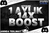 ⭐1 AYLIK 14X BOOST | UYGUN ⭐