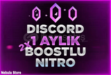 ⭐[ANINDA] 1 Aylık 2x Boostlu Nitro⭐