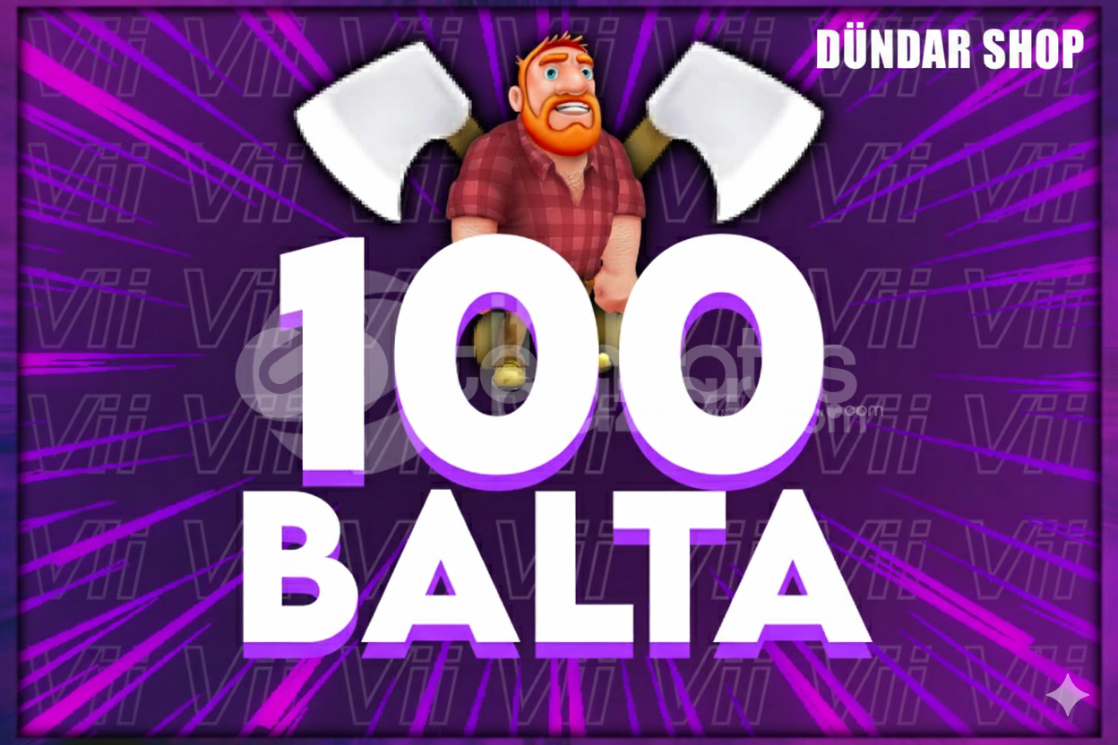 ANINDA 100 ADET BALTA ANINDA 100 ADET BALTA