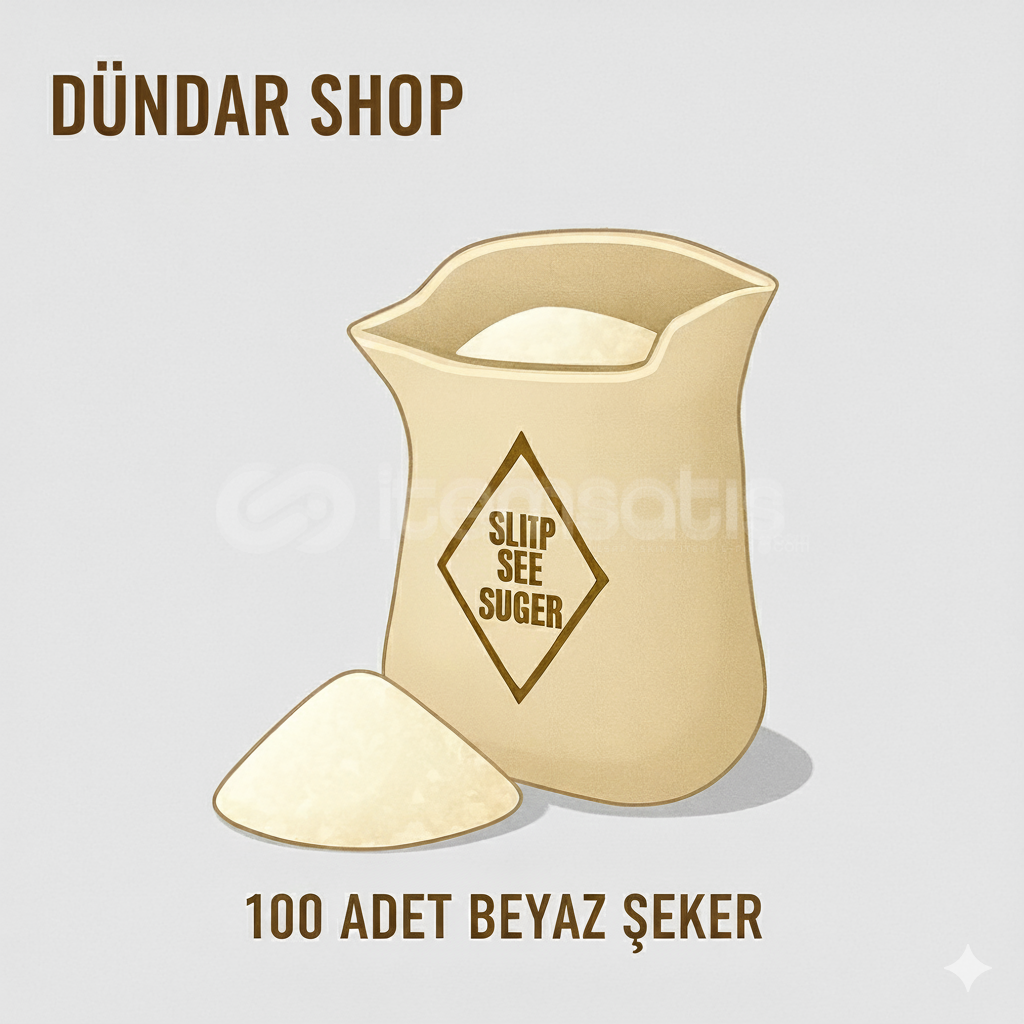 ANINDA 100 ADET BEYAZ ŞEKER  ANINDA 100 ADET BEYAZ ŞEKER
