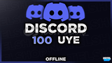 ⭐[ANINDA] 100 Discord Offline Üye