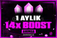 [ANINDA] 14X 1 AYLIK BOOST GARANTİLİ