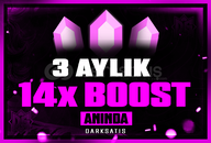 [ANINDA] 14X 3 AYLIK BOOST GARANTİLİ