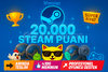 ⭐[ANINDA]⭐20.000 STEAM PUANI