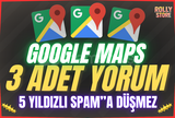 ✨[ANINDA] 3 Adet Google Maps Türk Yorum✨