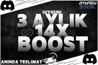 ⭐ [ANINDA] 3 AYLIK 14X BOOST | UYGUN ⭐