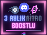 [Anında] 3 Aylık Discord Nitro 2x Boost