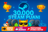 ⭐[ANINDA]⭐30.000 STEAM PUANI