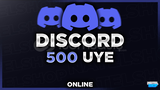 ⭐[ANINDA] 500 Discord 7/24 Aktif Resimli Üye