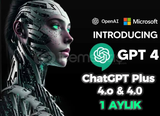 [Anında] ChatGPT Plus 4.0 Garantili