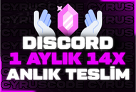 ⚡ANINDA | DİSCORD 1 AYLIK 14X BOOST⚡