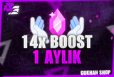 ⭐️Discord 1 Aylık 14x Boost ⭐️