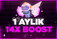 ⭐ ANINDA DİSCORD 1 AYLIK 14X BOOST STOK VAR