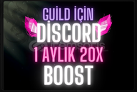 ⭐ ANINDA DİSCORD 1 AYLIK 20X BOOST