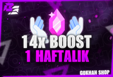 ⭐️ Discord 1 Haftalık 14x Boost ⭐️