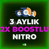 ⭐[ANINDA] Discord 3 Aylık 2x Boost Nitro⭐