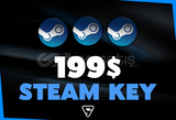 (Anında) En Az 199$ Steam Random Key