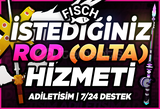 ⭐ÜST DÜZEY HİZMET⭐FİSCH İSTEDİĞİNİZ OLTA HİZMET